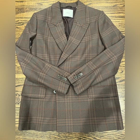 NWT Aritzia Destiny Blazer in Plaid - Picture 5 of 8